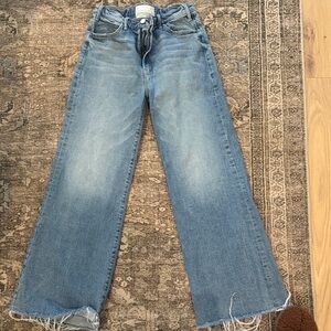 MOTHER Light Blue Flare Jeans